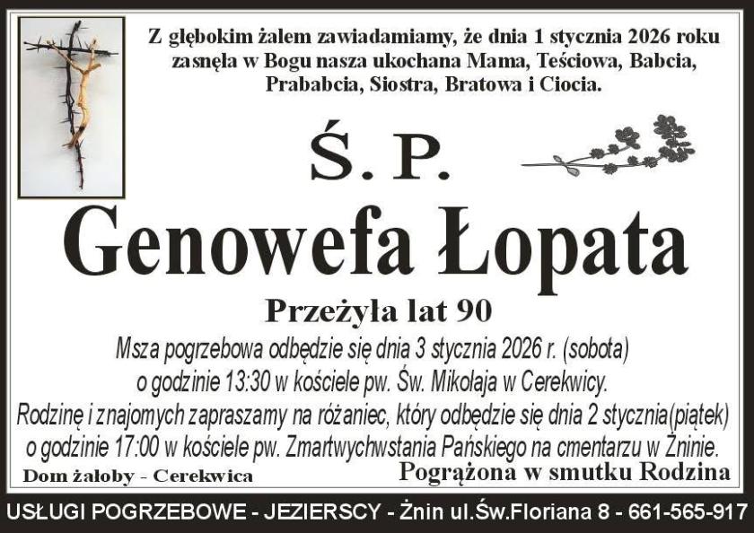 Genowefa  Łopata 