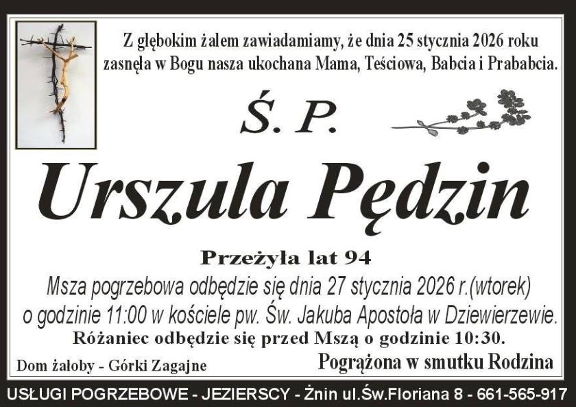 Urszula  Pędzin 