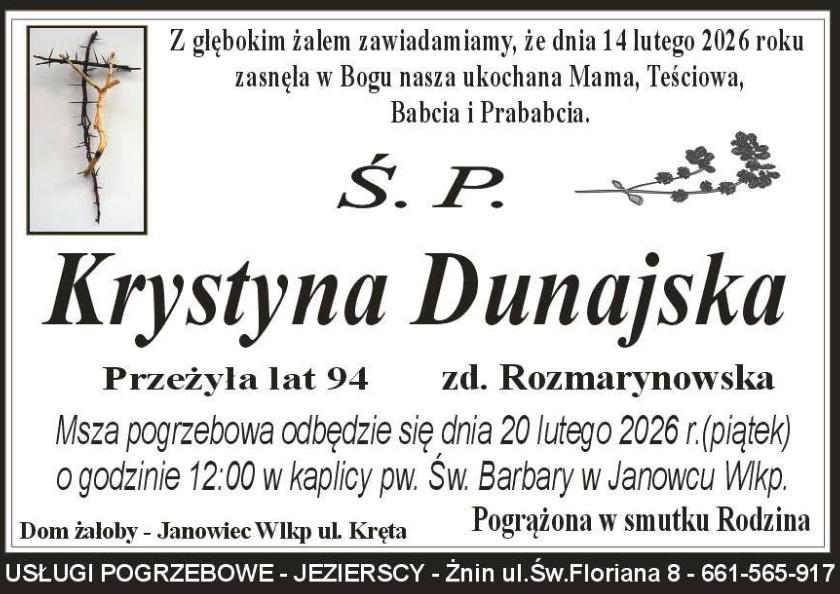 Krystyna  Dunajska 