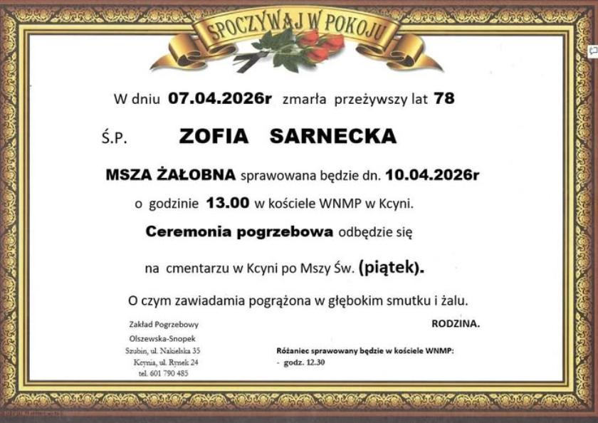 Zofia Sarnecka