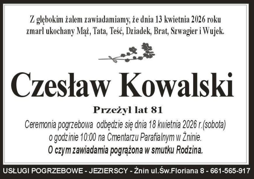 Czesław  Kowalski 