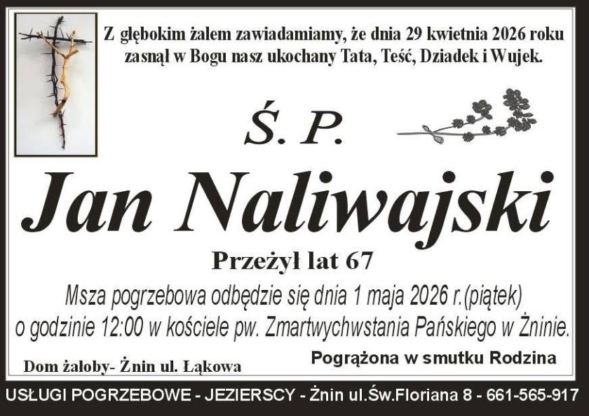 Jan  Naliwajski 