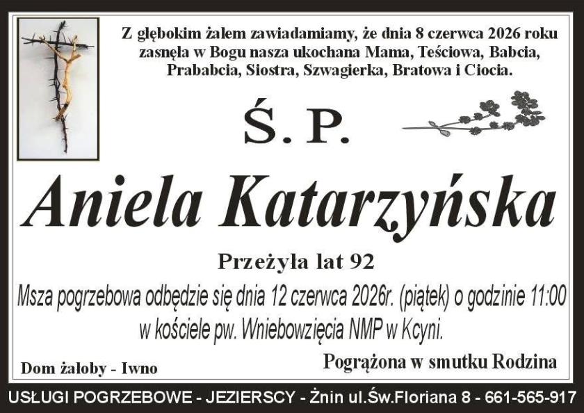 Aniela  Katarzyńska 
