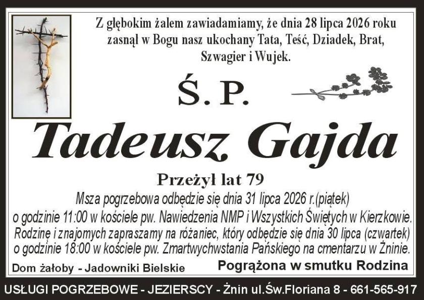 Tadeusz  Gajda 