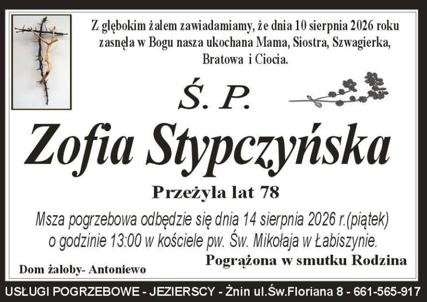 Zofia  Stypczyńska 