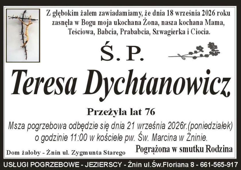 Teresa  Dychtanowicz 