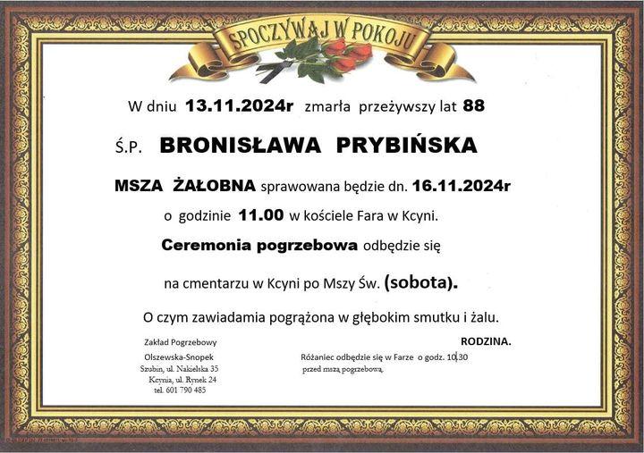 Bronisława Prybińska
