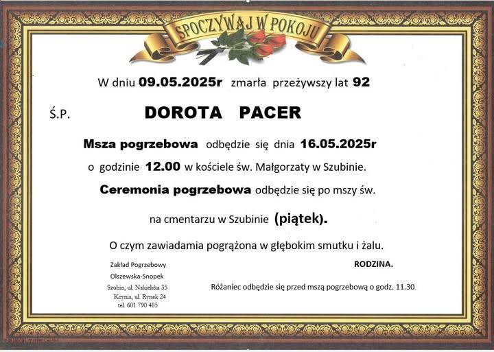 Dorota Pacer