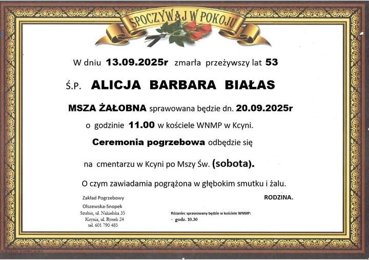 Alicja Barbara Białas
