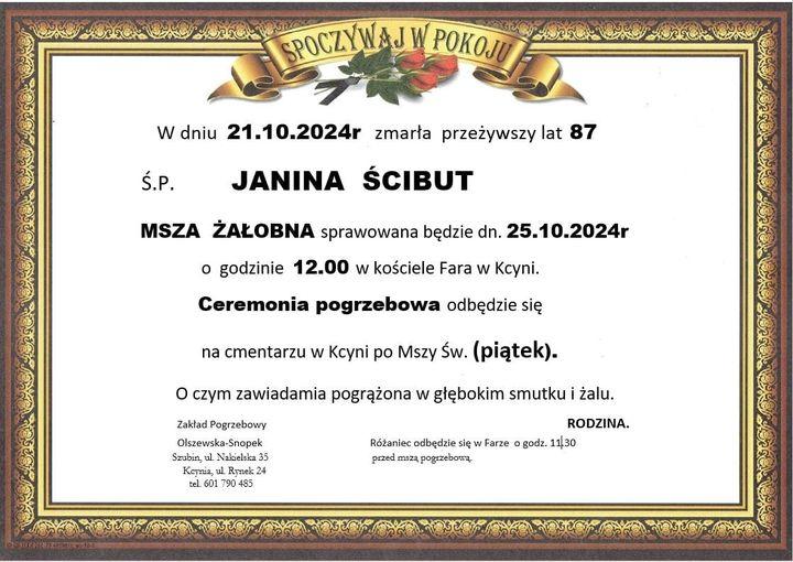 Janina Ścibut