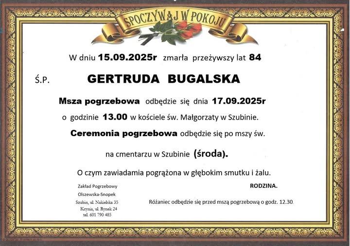 Gertruda Bugalska