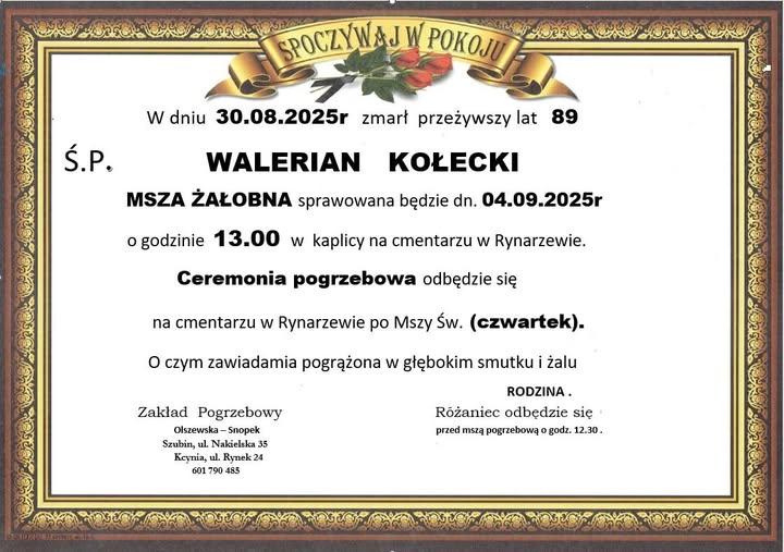 Walerian Kołecki