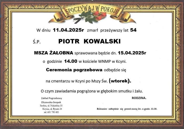 Piotr Kowalski