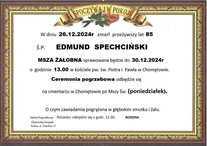 Edmund Spechciński