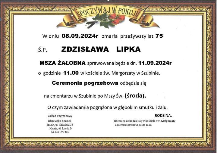 Zdzisława Lipka