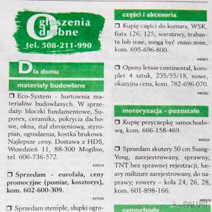 Janowiec Wielkopolski, ogłoszenia drobne│palukiznin.pl | palukiznin.pl