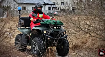 GRS OP Bizon dołączyła do poszukiwań zaginionego mężczyzny z Łabiszyna
