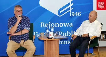 Spotkanie z Marcinem Mellerem w ramach jubileuszu osiemdziesięciolecia szubińskiej biblioteki