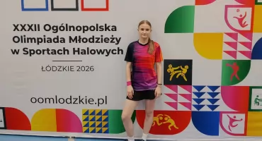 Adrianna Rydlewska w czołówce Mistrzostw Polski w tenisie stołowym. W deblu barcinianka była o krok od podium