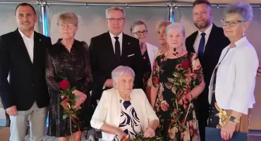 Władysława Wiatrowska z gminy Kcynia uroczyście obchodziła setne urodziny 