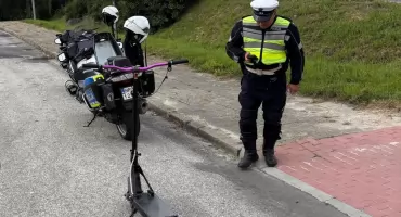 Policjanci ujawnili 33 wykroczenia rowerzystów i 10 na hulajnogach