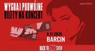 Zadzwoń i wygraj bilet na koncert roku w Barcinie: „Back to Amy show”