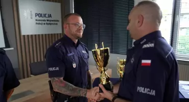 Drużyna dzielnicowych KPP Żnin druga w województwie, kierownik rewiru w Janowcu Wlkp. też drugi, dzielnicowy Łabiszyna - trzeci
