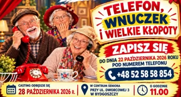 Seniorzy na scenę! Powstanie spektakl o oszustwie „na wnuczka”