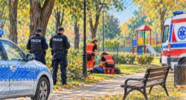 Zgon mieszkańca Pturka w barcińskim parku. Prokuratura zleciła sekcję zwłok