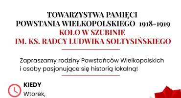 A kiedy Ty zostaniesz członkiem Towarzystwa Pamięci Powstania Wielkopolskiego?